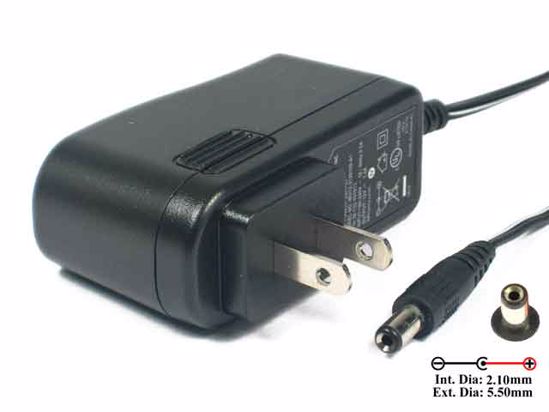 LEI / Leader MU12-G120100-A1 AC Adapter NEW Original 12V 1A, Barrel 5.5/2.1mm, US 2-Pin