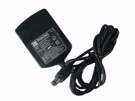 PHIHONG PSA18A-120 AC Adapter NEW Original 12V 1.5A, 5.5/2.1mm, US 2-Pin Plug, New