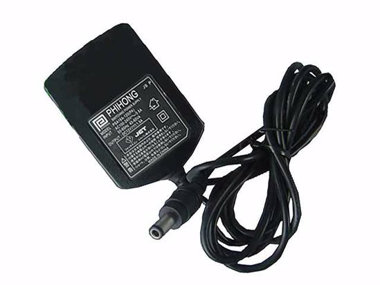 PHIHONG PSA18A-120 AC Adapter NEW Original 12V 1.5A, 5.5/2.5mm, US 2-Pin Plug, New