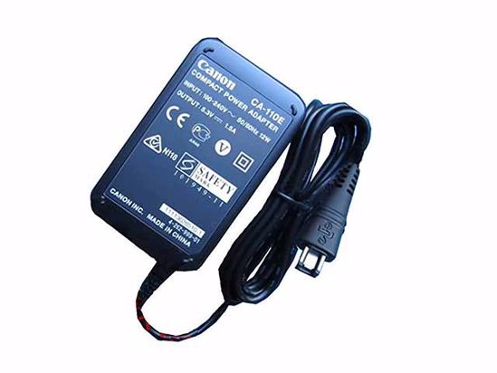 Canon AC to DC (Canon) AC Adapter NEW Original 5.3V 1.5A, Rectangular Tip