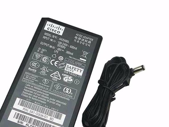 Cisco AA2548DL AC Adapter NEW Original 48v 0.38A, 5.5/2.5mm, C14