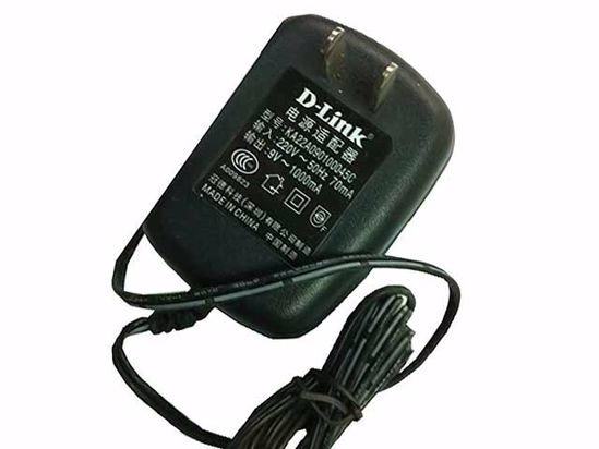 D-Link AC to DC (D-Link) AC Adapter NEW Original 9V 1A, 5.0/1.65mm,US 2-Pin Plug