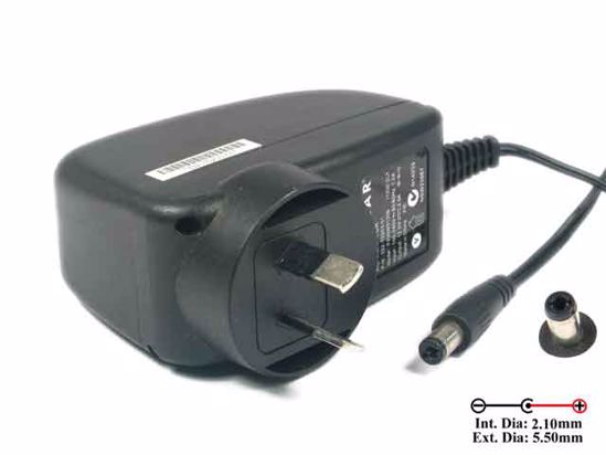 NETGEAR 332-10203-01 AC Adapter NEW Original 12V 2.5A, 5.5/2.1mm, AU 2-Pin Plug