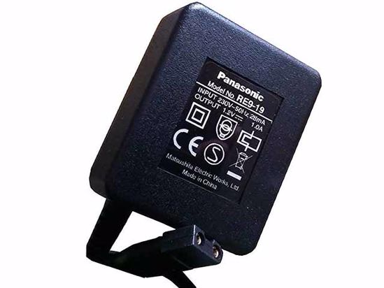 Panasonic AC to DC (Panasonic) AC Adapter NEW Original 12V 1A, 2-Hole, EU 2-Pin Plug