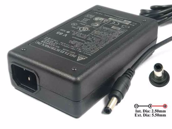 Delta Electronics ADP-50ZB AC Adapter 20V Above 24V 2.5A, 5.5/2.5mm, C14, New