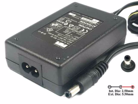 Cisco 34-0912-01 AC Adapter NEW Original 5V 2.5A, 5.5/2.5mm, 2-Prong, New