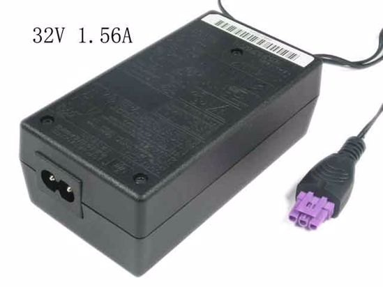 HP Common Item (HP) AC Adapter 20V Above 32V 1.56A, Rectangular Tip, 2-Prong, New