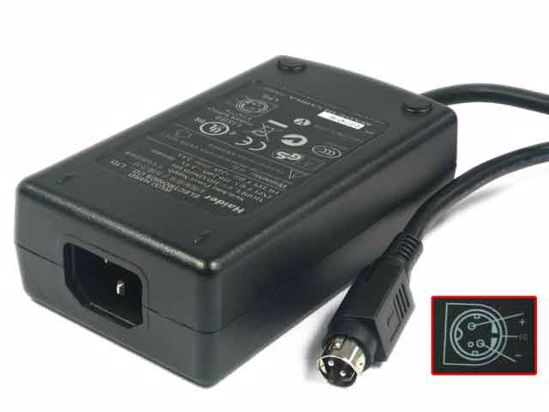 ACP Other Brand AC Adapter 20V Above 24V 2.5A, 3-Pin Din,C14, New