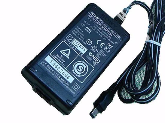 Sony Common Item (Sony) Camera- AC Adapter 8.4V 1.7A, Rectangular Tip, 2-Prong, New