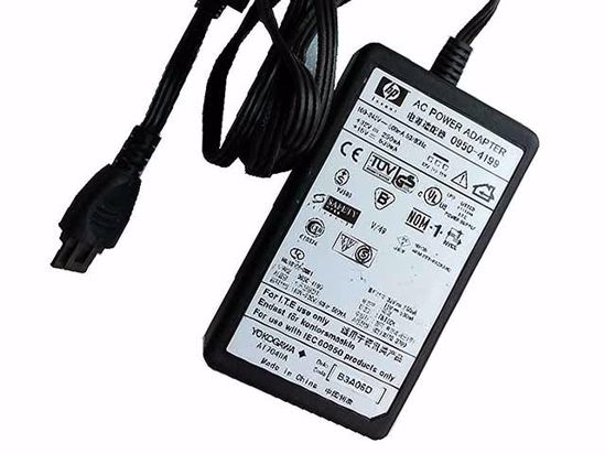 HP Common Item (HP) AC Adapter 20V Above 32V 0.25A, 15V 0.53A, Rectangular Tip, C14, N