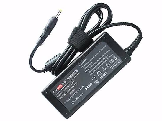 Godmobi For PCGA-AC19V AC Adapter- Laptop 19.5V 3.33A, 4.8/1.7mm, 3-Prong, New