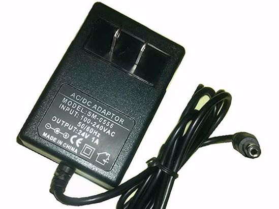 ACP OEM Power AC Adapter 20V Above 24V 1A, 5.5/2.1mm, US 2-Pin, New