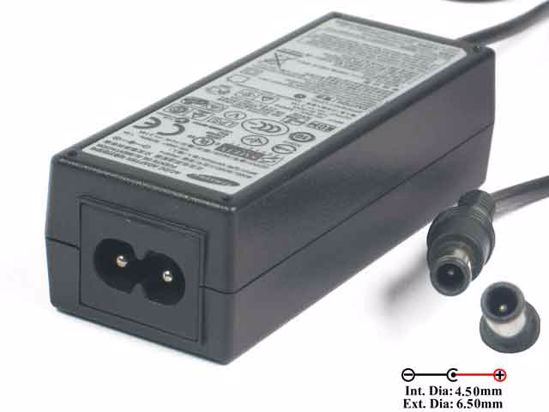 Samsung AC To DC (Samsung) AC Adapter 13V-19V 14V 2.14A, Barrel 6.5/4.5mm, 2-Prong, New