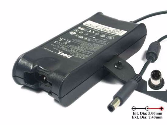 Dell Common Item (Dell) AC Adapter NEW Original 19.5V 4.62A, 7.4/5.0mm With Pin, 3-Prong