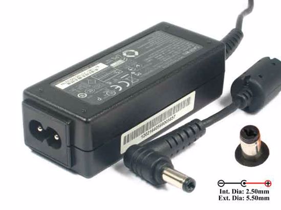 Darfon BB01-K AC Adapter- Laptop 20V 2A, 5.5/2.5mm 12MM, 2-Prong