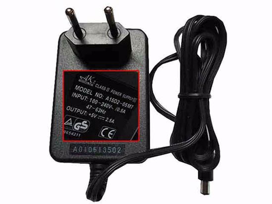 ACP OEM Power AC Adapter Compatible A15D2-05MT, 5V 2A, 5.5/2.1mm, EU 2-Pin, New