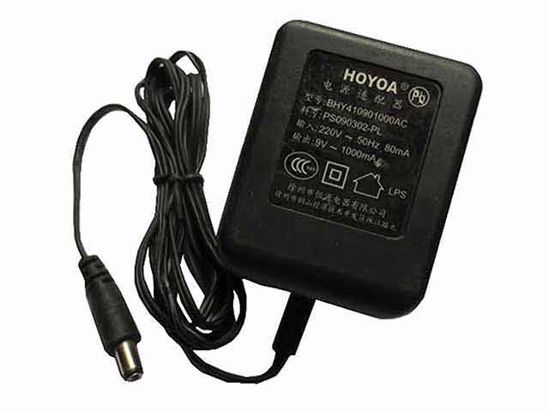 ACP OEM Power AC Adapter Compatible BHY410901000AC, 9V 1A, 5.5/2.1mm, US 2-Pin