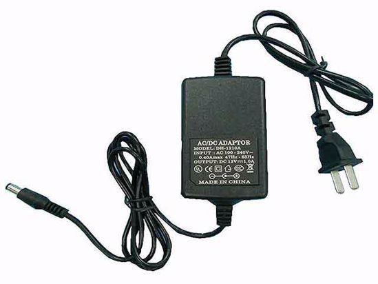 ACP OEM Power AC Adapter Compatible DH1210A, 12V 1A, 5.5/2.5mm, Wired US 2-Pin, New