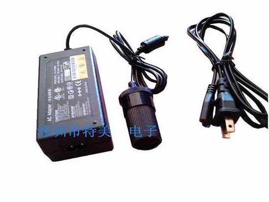 ACP OEM Power AC Adapter Compatible DJ-S1260M, 12V 5A, Car 12V Socket, 2-Prong, New