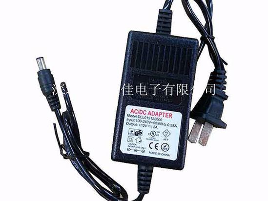 ACP OEM Power AC Adapter Compatible DLL015122000, 12V 2A, 5.5/2.1mm, Wired US 2-Pin, N