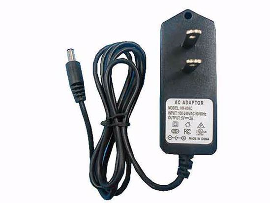 ACP OEM Power AC Adapter Compatible HK-008C, 5V 2A, 5.5/2.1mm, US 2-Pin, New