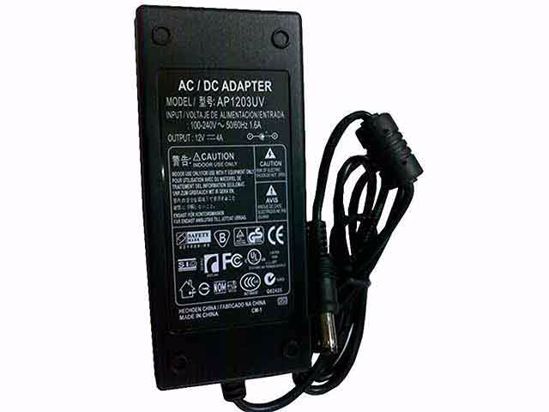 ACP OEM Power AC Adapter Compatible HK-008S, 12V 4A, 5.5/2.5mm, C14, New