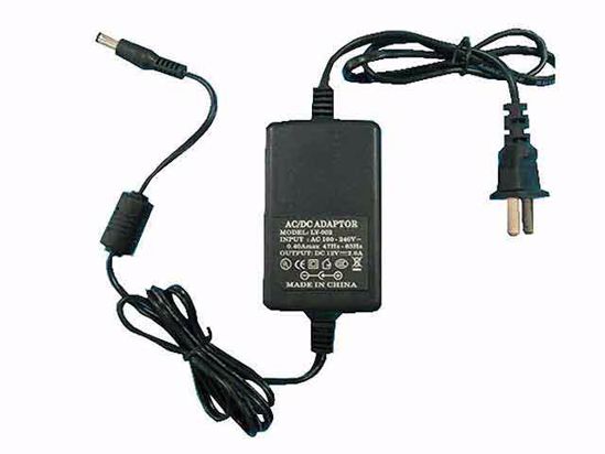 ACP OEM Power AC Adapter Compatible LY-002, 12V 2A, 5.5/2.1mm, Wired US 2-Pin, New