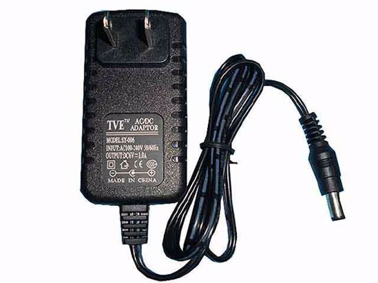 ACP OEM Power AC Adapter Compatible LY-006, 6V 1A, 5.5/2.1mm, US 2-Pin, New