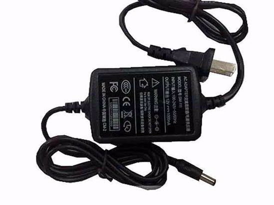 ACP OEM Power AC Adapter Compatible SM-111, 12V 1A, 5.5/2.1mm, Wired US 2-Pin, New