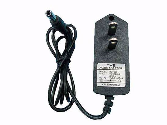 ACP OEM Power AC Adapter Compatible T121000, 12V 1A, 5.5/2.5mm, US 2-Pin, New