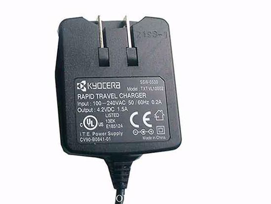 Kyocera TXTVL10077 AC Adapter NEW Original 4.5V 1.2A, 3.5/1.35mm, US 2-Pin, New