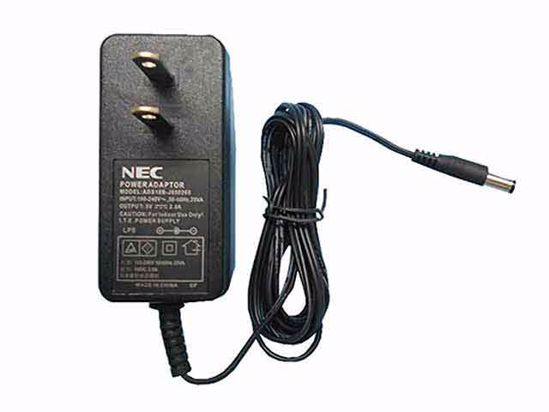 NEC Common Item (NEC) AC Adapter NEW Original 5V 2A, 5.5/2.5mm, US 2-Pin, New