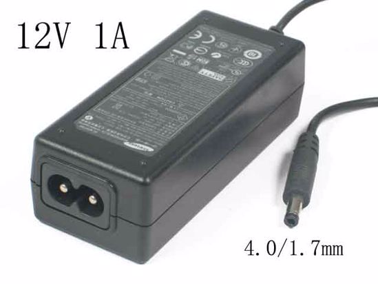 Samsung Laptop Common Item (Samsung Laptop) AC Adapter- Laptop SAD1212, 12V 1A, Barrel 4