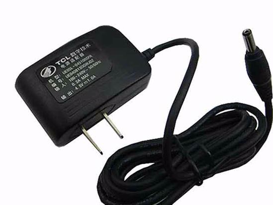 Other Brands TCL AC Adapter NEW Original UE040813DGWJ02, 4.5V 1A, 3.5/1.3mm, US 2-Pin, N