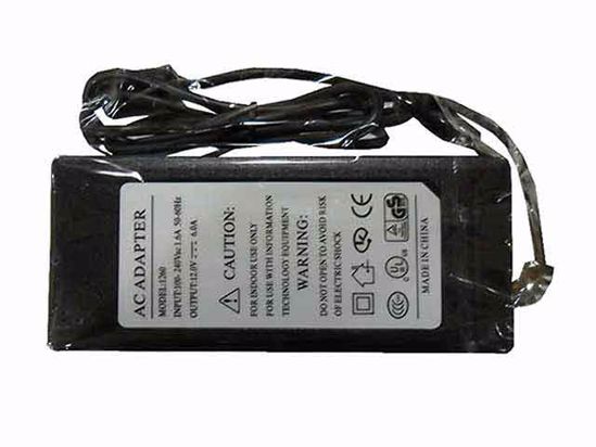 ACP OEM Power AC Adapter Compatible 1260, 12V 6A, 2-Prong, New