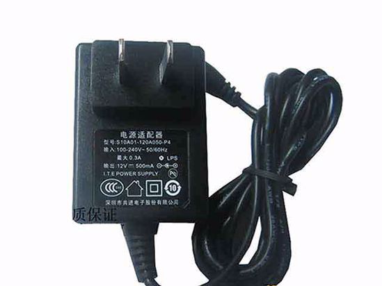 ACP OEM Power AC Adapter Compatible SA0A01-120A050-P4, 12V 0.5A 3.5/1.35mm, US 2-Pin,