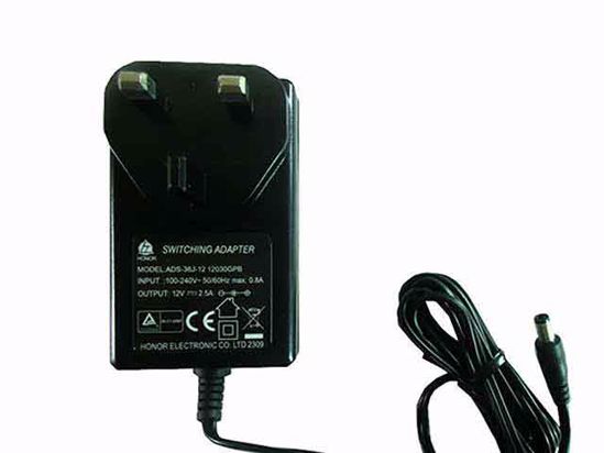 ACP OEM Power AC Adapter Compatible 5W-120250EU, 12V 2.5A, UK 3-Pin, New