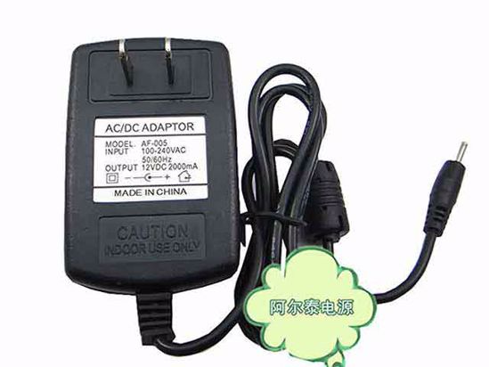 ACP OEM Power AC Adapter Compatible AF-005, 12V 2A 2.5/0.7mm, US 2-Pin, New