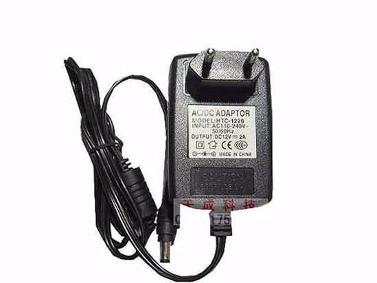 ACP OEM Power AC Adapter Compatible HTC-1220, 12V 2A, EU 2-Pin, New