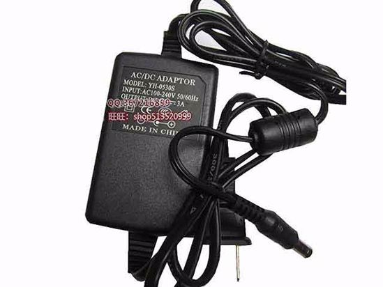 ACP OEM Power AC Adapter Compatible YH-0530S, 5V 3A, Barrel 5.5/2.5mm