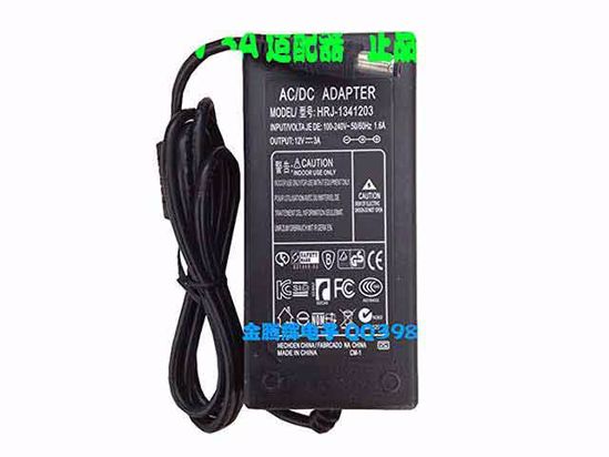 ACP OEM Power AC Adapter Compatible HRJ-1341203, 12V 3A 5.5/2.5mm, C14, New