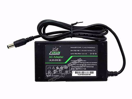 ACP OEM Power AC Adapter Compatible DT60W00022, 12V 5A 5.5/2.5mm, C14, New