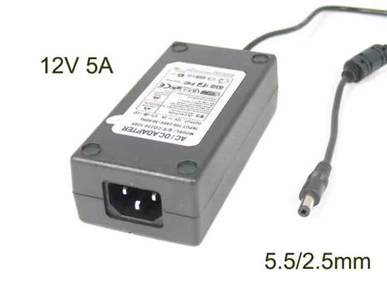 ACP OEM Power AC Adapter Compatible CD234-1205, 12V 5A 5.5/2.5mm, C14, New