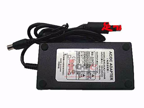 ACP OEM Power AC Adapter Compatible CLKJ-1250HR, 12V 5A 6.5/4.0mm, C14, New