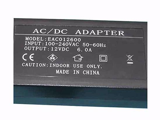 ACP OEM Power AC Adapter Compatible EAC012600, 12V 6A 5.5/2.5mm, New