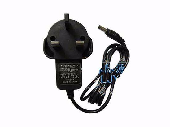 ACP OEM Power AC Adapter Compatible LJY-186, 5V 1A 5.5/2.1mm, UK 3-Pin, New