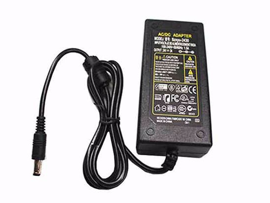 ACP OEM Power AC Adapter Compatible Szxyu-2430, 24V 3A 5.5/2.5mm, C14, New