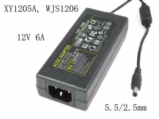 ACP OEM Power AC Adapter Compatible XY1205A, 12V 6A 5.5/2.5mm, New