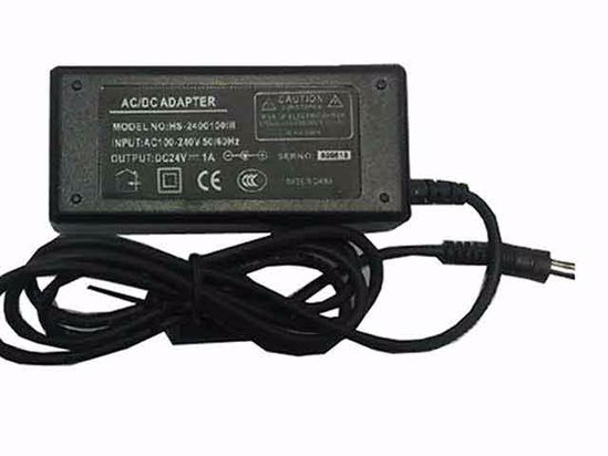 ACP OEM Power AC Adapter Compatible HS-2400100, 24V 1A 5.5/2.1mm, 2-Prong, New