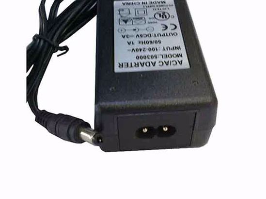 ACP OEM Power AC Adapter Compatible 503000, 5V 3A 5.5/2.5mm, 2-Prong, New